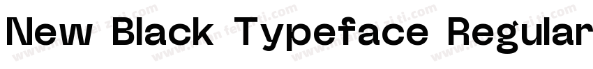 New Black Typeface Regular字体转换